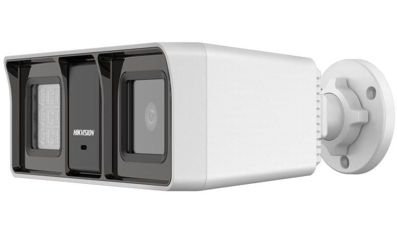 Camera de supraveghere exterior, 2MP, 2.8mm, Smart Hybrid Light IR si LED 60m, Microfon, IP67, Hikvision DS-2CE18D0T-LFS28