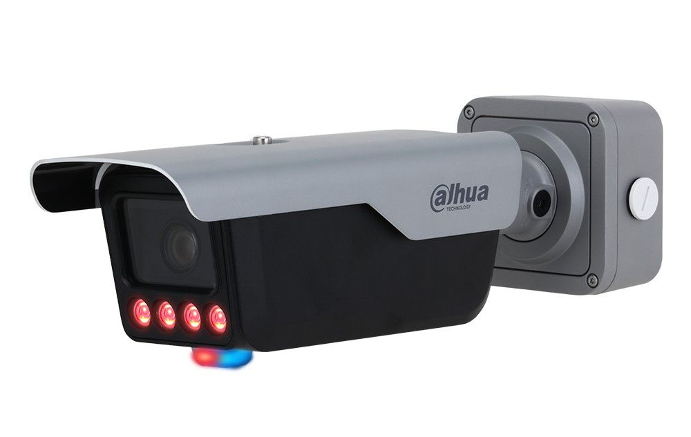 Camera ANPR, 4MP, 8-32mm, Motorizata, IR 20m, LED alb, rosu
