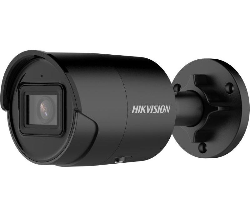 Camera IP Hikvision DS-2CD2086G2-IU(2.8mm)(C)(BLACK) AcuSense, 8MP, 2.8mm, DarkFighter, IR 40m, Microfon, slot MicroSD, PoE