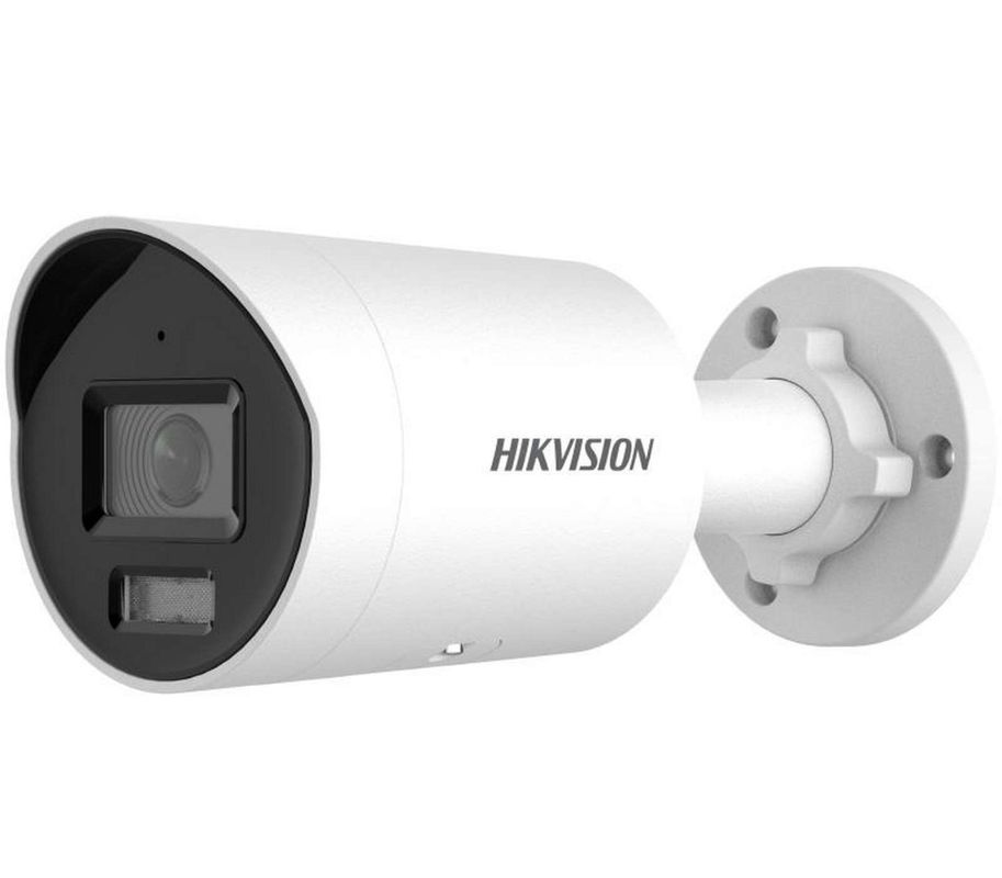 Camera de supraveghere IP Hikvision, AcuSense, Darkfighter, 2MP FULL HD, IR 40m, Microfon, PoE, IP67, DS-2CD2026G2-IU(D)