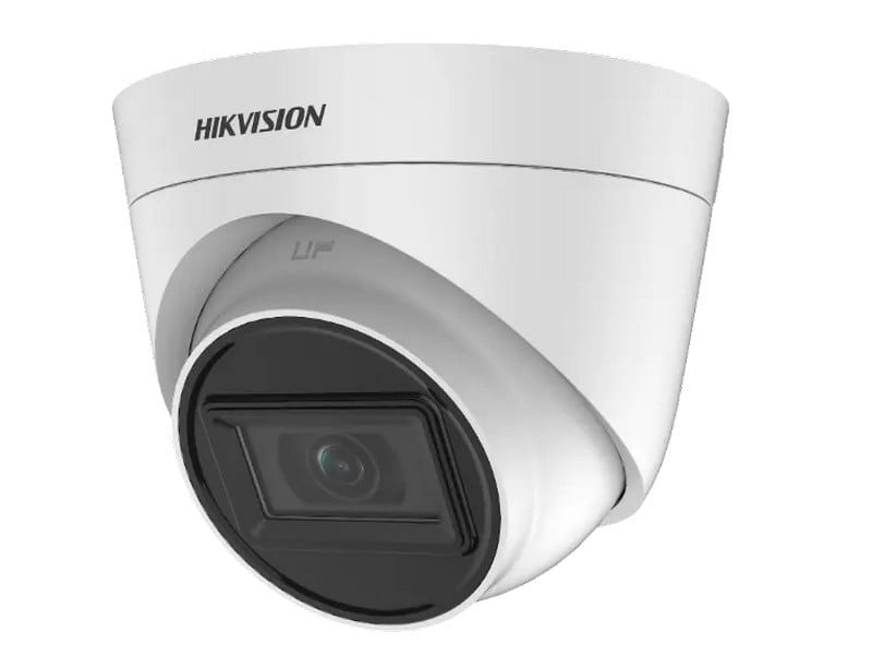 Camera de interior 4 in 1, Dome, 5MP - 2K+, 2.8 mm, IR 40m, IP67, Hikvision DS-2CE78H0T-IT3F(2.8mm)(C)