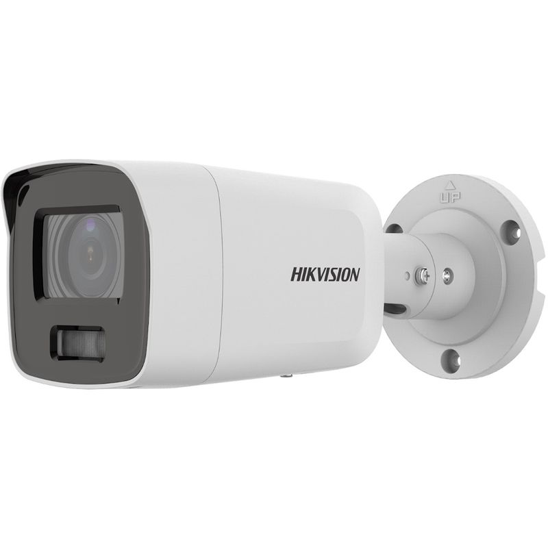 Camera IP de exterior 4K, ColorVU, LED alb 40m, microfon, Hikvision DS-2CD2087G2-LU-2.8mm(C)