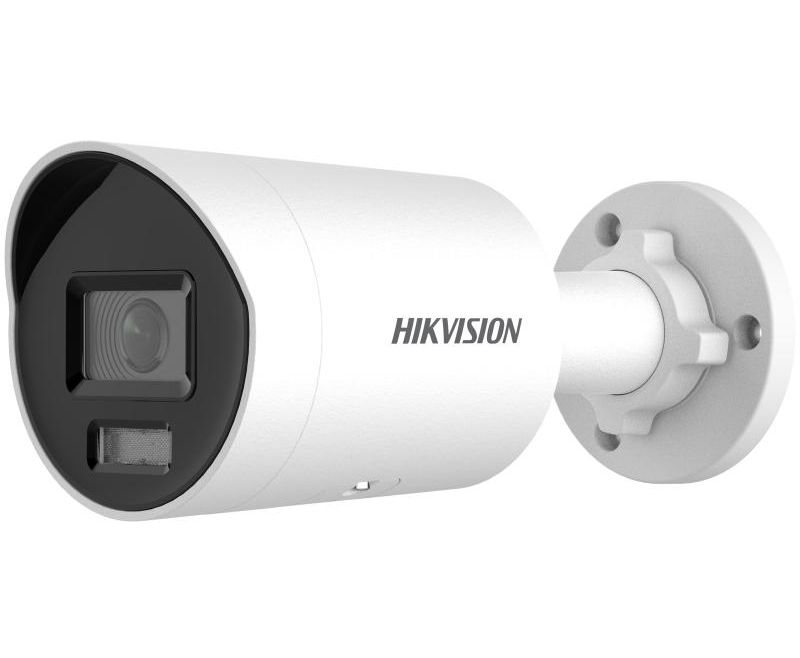 Camera IP exterior Hikvision DS-2CD2086G2H-IU(2.8mm)(EF), AcuSense, Darkfighter, 8MP 4K, 2.8mm, IR 40m, Microfon, PoE, IP67