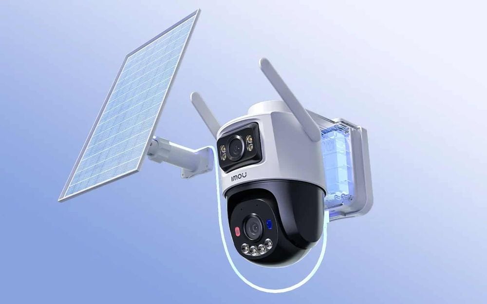 Camera supraveghere cu panou solar, baterie si slot card SIM 4G