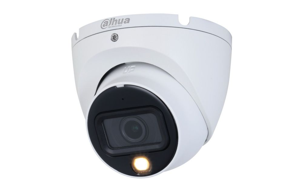 Camera supraveghere dome HDCVI Dahua HAC-HDW1500TLMQ-IL-A-0280B-S2, 5MP, Iluminare duala 20m, Microfon, IP67