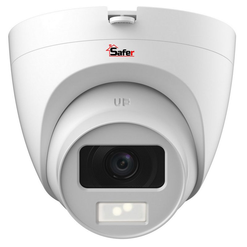 Camera supraveghere HDCVI, 2MP, Iluminare Duala cu IR si LED, 2.8mm, microfon, Safer SAF-DP2MP20F28(Q)-IL-A