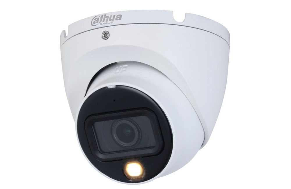 Camera supraveghere HDCVI Dahua HAC-HDW1200TLM-IL-A-0280B-S6, 2MP, Iluminare duala 20m, Microfon, IP67