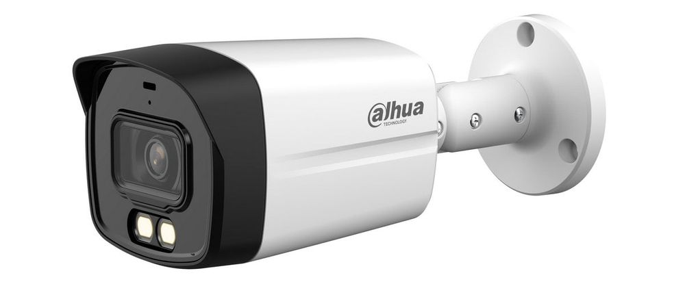 Camera supraveghere HDCVI exterior, 8MP 4K, Full Color LED alb 40m