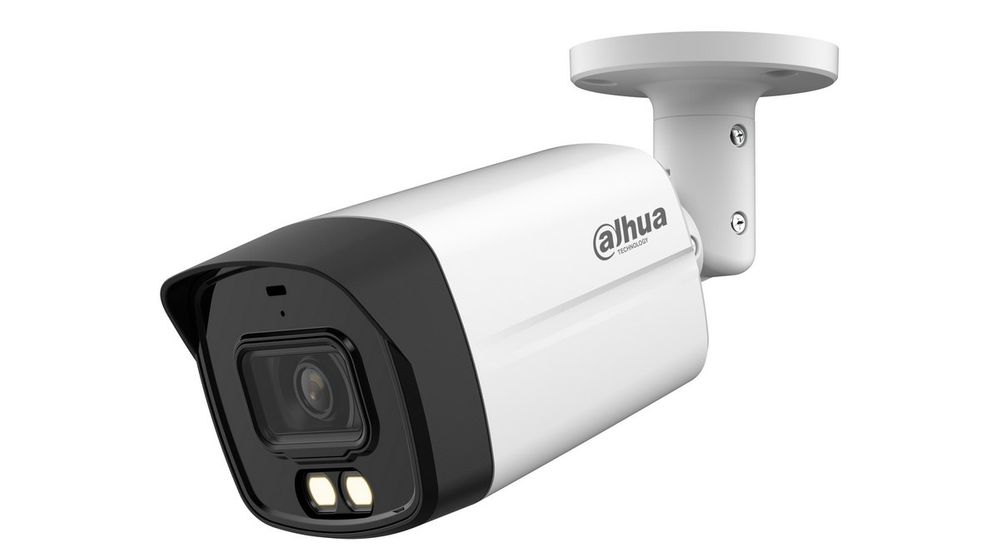 Camera supraveghere HDCVI exterior, 8MP 4K, Full Color LED alb 40m