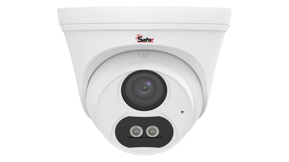 Camera supraveghere IP exterior Safer, 4 MP, 2.8 mm, iluminare duala, microfon, slot MicroSD, PoE, IP67, SAF-IPCDM4MP30-DL28(U)