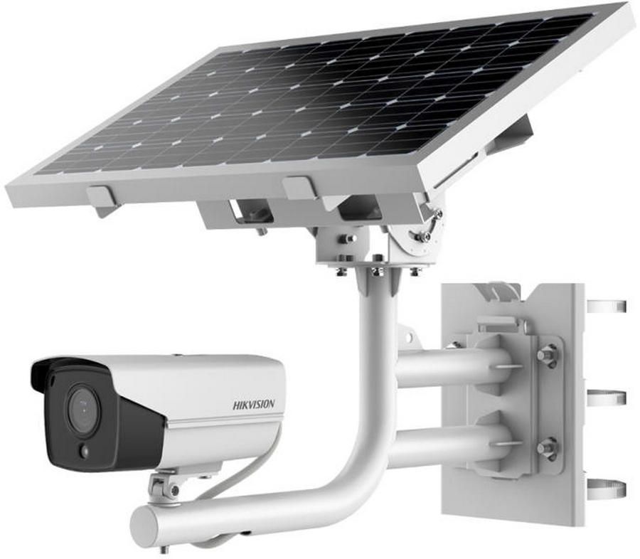 imagine camera de supraveghere cu panou solar hikvision