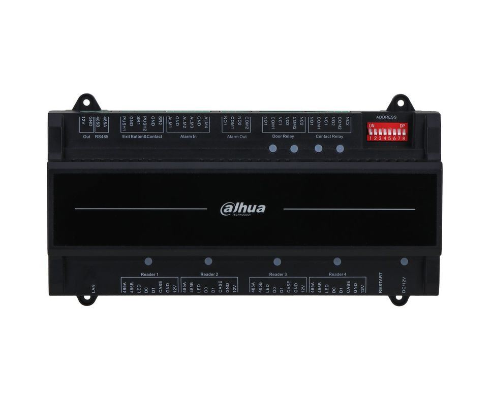 Centrala TCP/IP pentru control acces, 2 usi, bidirectionala, Wiegand, RS-485, PoE, Dahua ASC2202B-D