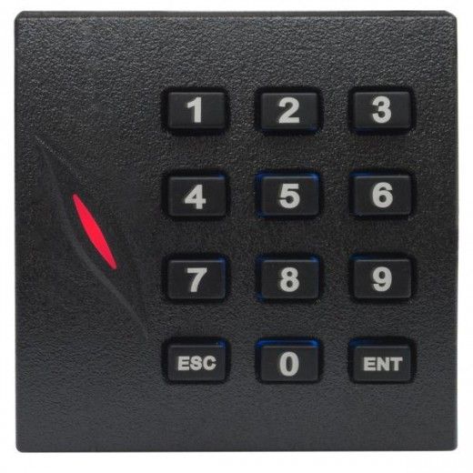 Cititor de proximitate RFID 125KHz cu tastatura integrata, Wiegand