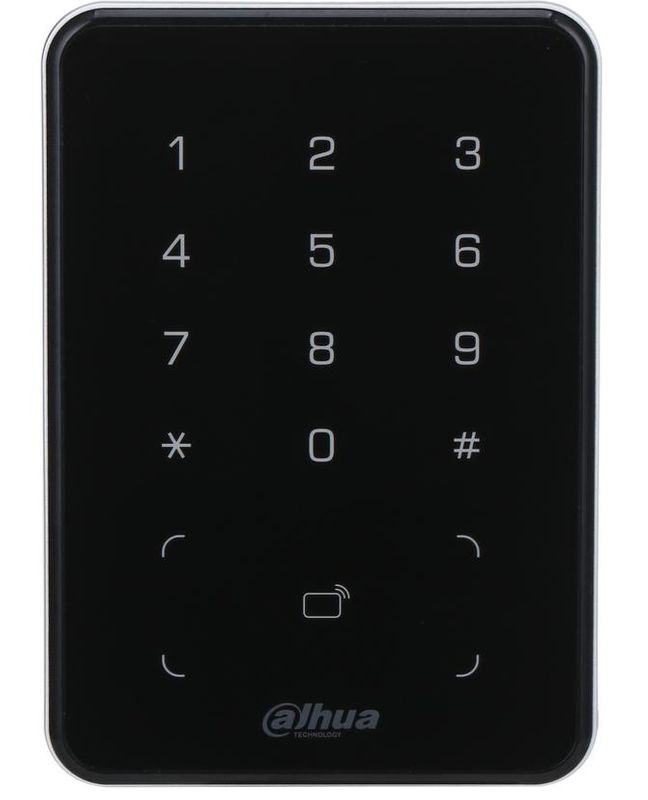 Control acces RFID 125KHz si Mifare 13.56khz + PIN, Wiegand, IP66, Dahua ASR2101A-ME