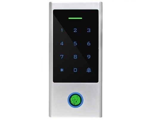 Control acces standalone Secukey HF1-WiFi EM+Mifare, Wi-Fi, Amprenta, PIN, Card RFID + Mifare, compatibil cu Tuya