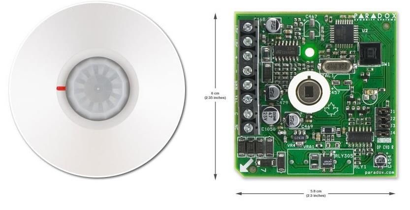 ホビーラジコン PIT GEAR CYBER DIGICON TX-8900S Detector de miscare pentru tavan 360 grade, PARADOX DG467-P2C - A2t.ro
