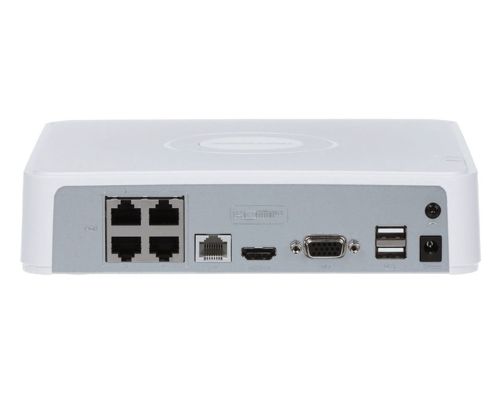 NVR 4 canale, 6 MP, 60 Mbps, 1x port SATA, Hikvision DS-7104NI-Q1