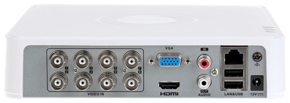 DVR 8 canale, 4MP Lite, Audio prin coaxial, H.265 Pro+, SATA, 96