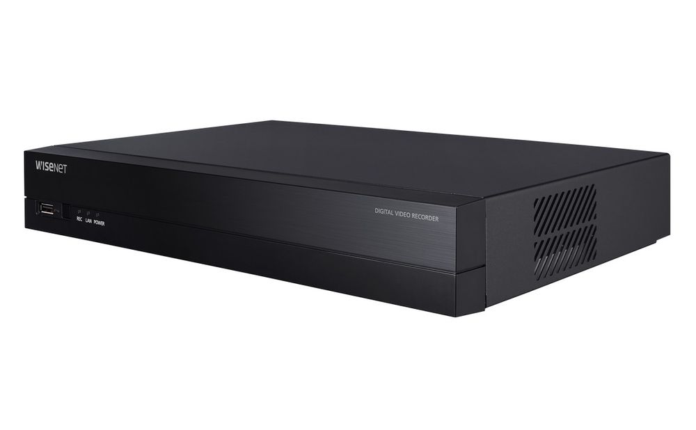 DVR 4 canale, Pentabrid Hanwha HRX-434, Tehnologie 5 in 1, 8MP 4K, 1x slot SATA, 32Mbps, Alarma 1/1