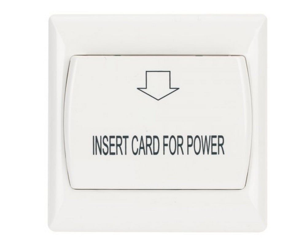 Economizor de electricitate, activare cu cartela, temporizare, material rezistent la foc, HLES-30A-PVC