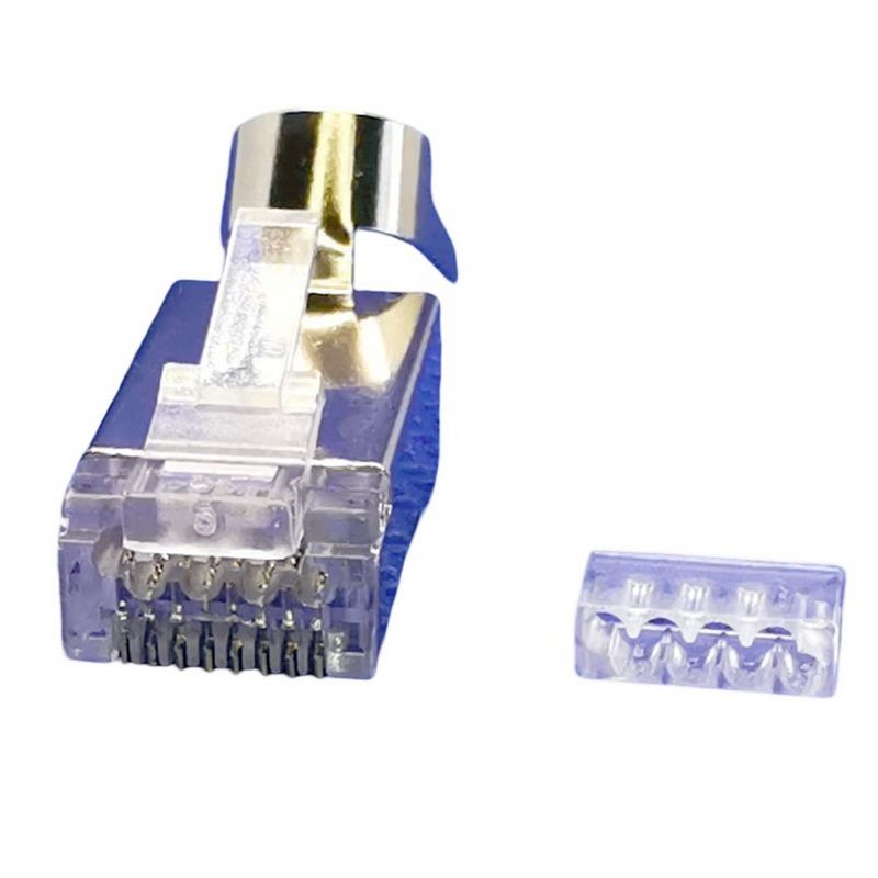 AMUページ Mufa RJ45 pentru cablu FTP Cat7, Pass Through, EZ145RJ45S - A2t.ro