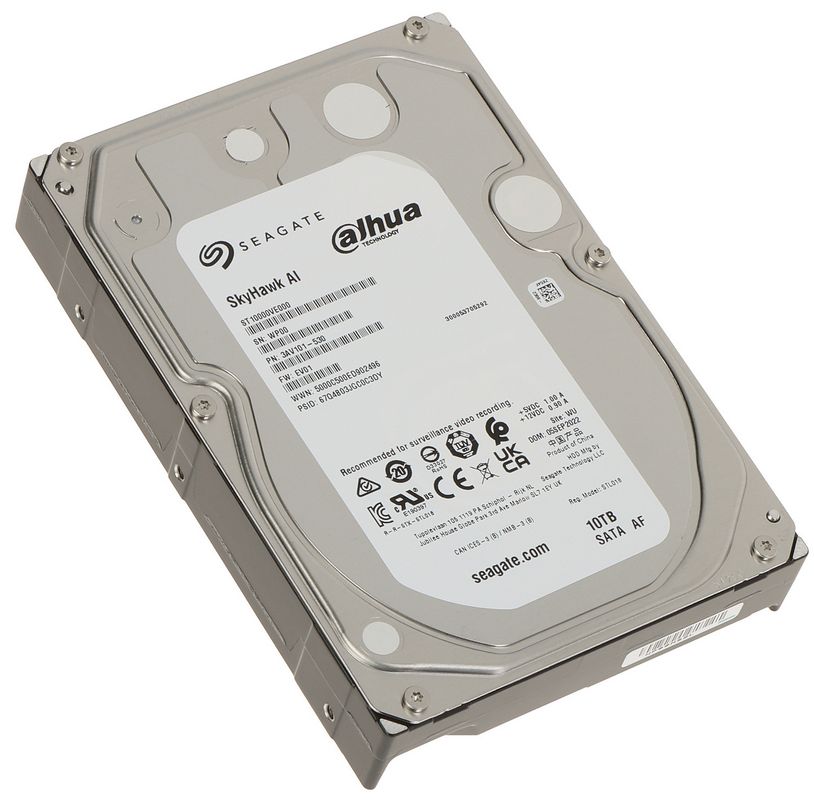 Hard Disk 10 TB, pentru supraveghere video, HDD SkyHawk AI Seagate ST10000VE000
