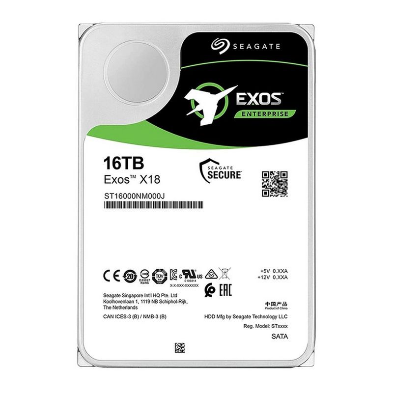 Hard Disk 16 TB Seagate Exos X18 ST16000NM000J, 7200 RPM, 256