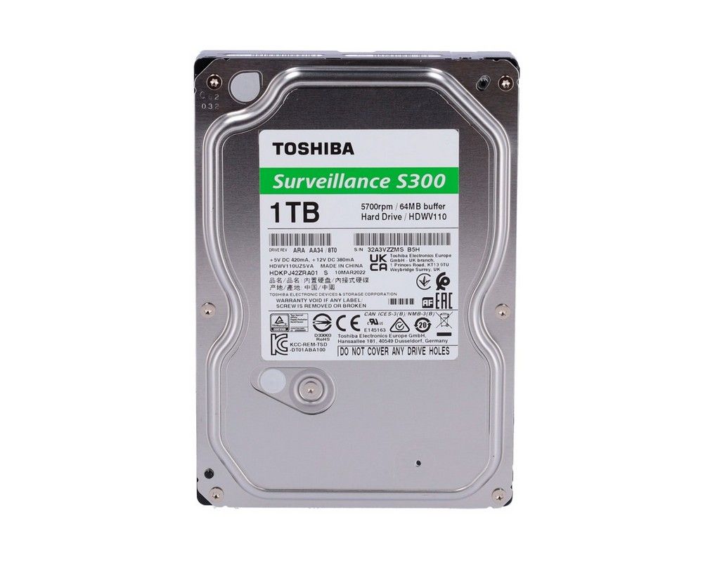 Hard disk 1TB Surveillance Edition Toshiba HDWV110UZSVA - A2t.ro