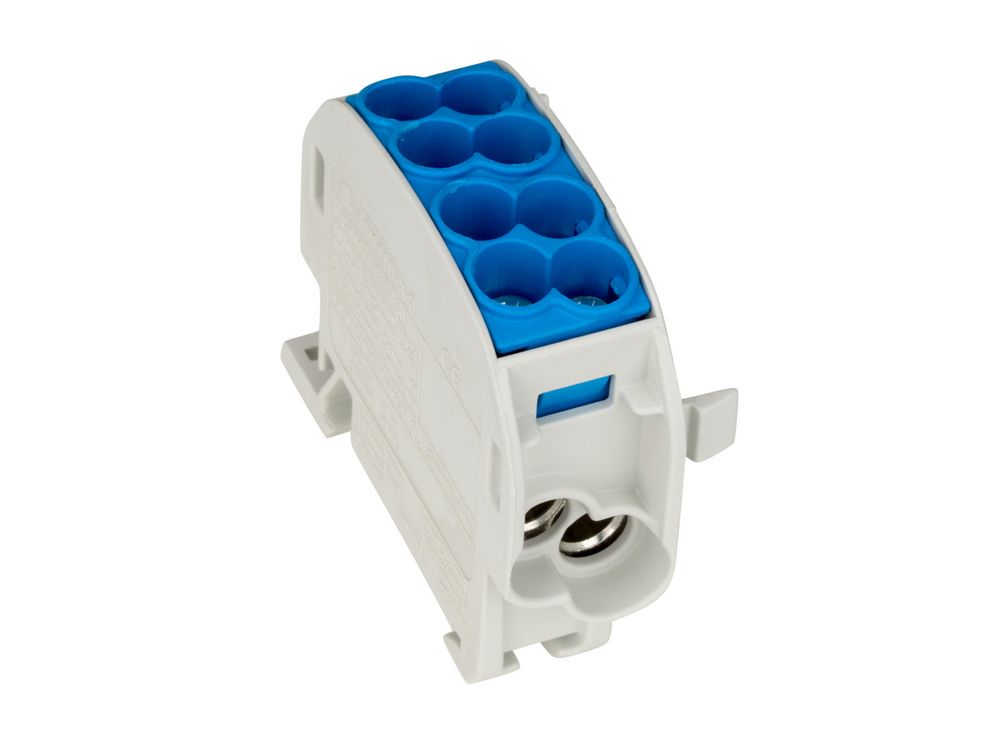 Clema derivatie Schrack IKA26120, 1000VAC/DC, 25mm, 1Pol, aluminiu