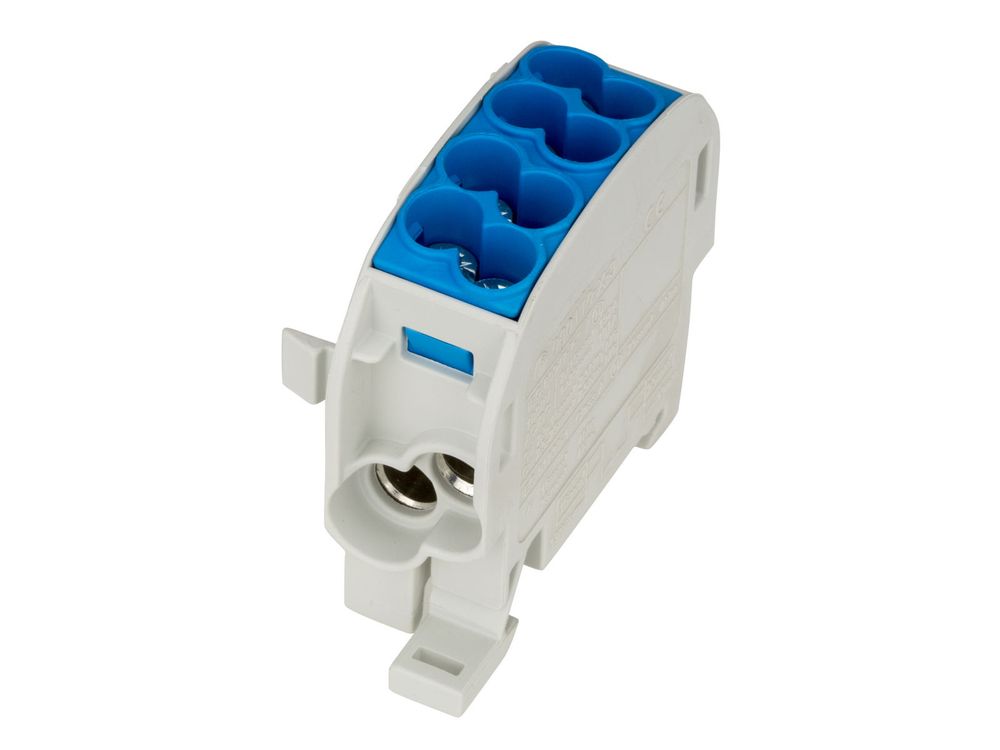 Clema derivatie Schrack IKA26120, 1000VAC/DC, 25mm, 1Pol, aluminiu
