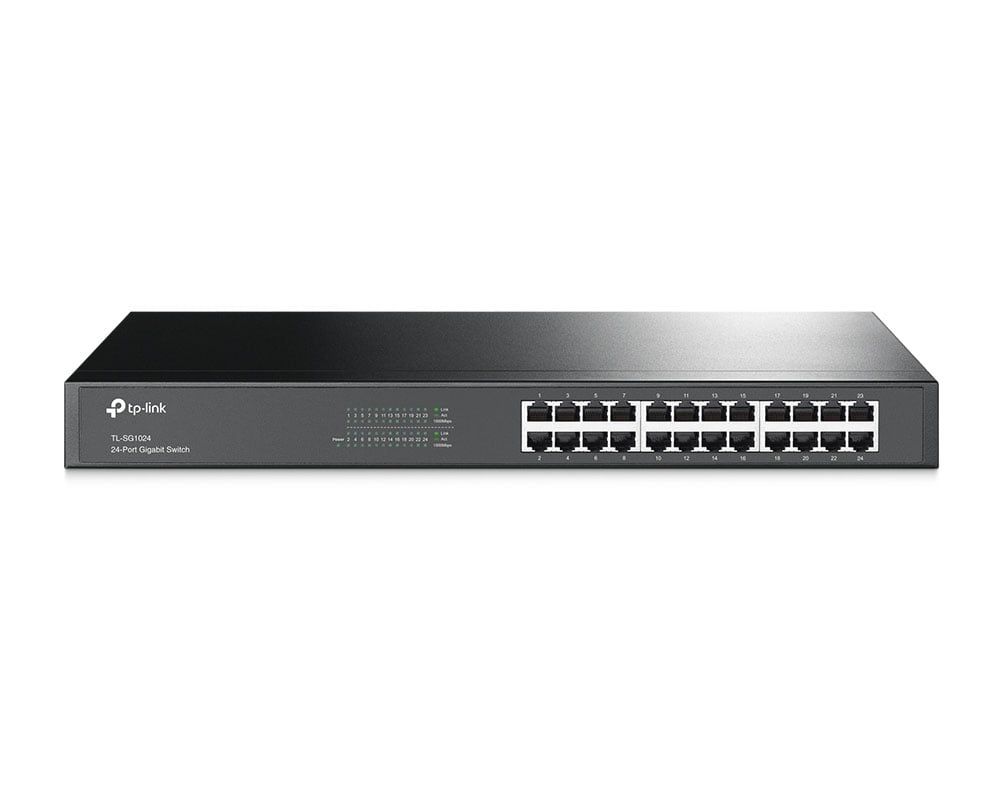 Switch 24 canale gigabit rackabil TP-Link, TL-SG1024 - A2t.ro