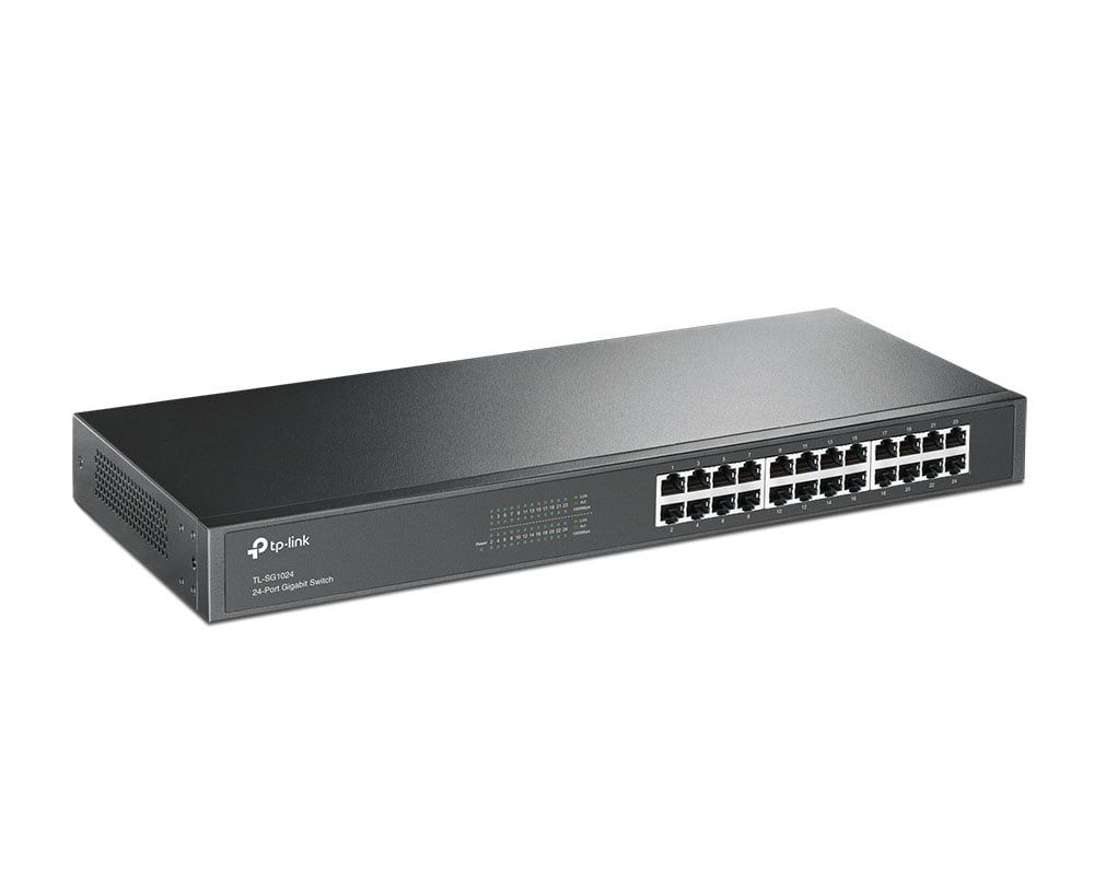 Switch 24 canale gigabit rackabil TP-Link, TL-SG1024 - A2t.ro