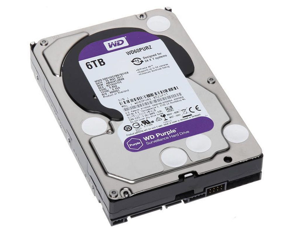 Hard Disk Western Digital Purple, 6TB, WD60PURZ - A2t.ro