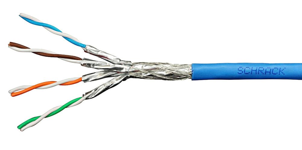 【non】P125 Cablu SFTP Cat7 1000MHz LS0H 23AWG Rola 500M SFTPCAT7500 SCHRACK