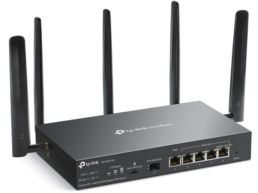 TP-Link Amazon.co.jp: VPNゲートウェイ AX3000 Omada 【タイムセール】TP-Link ER706W VPN 6 WiFi AX3000 Gigabit Omada ルーター・ネットワーク機器