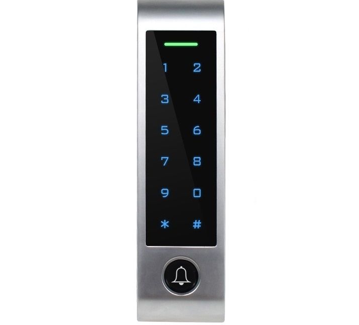 Control acces exterior, card EM si Mifare, taste touch, Wi-Fi, alarma si sonerie, compatibil cu aplicatia Tuya, IP66, SECUKEY H4-WiFi EM+Mifare