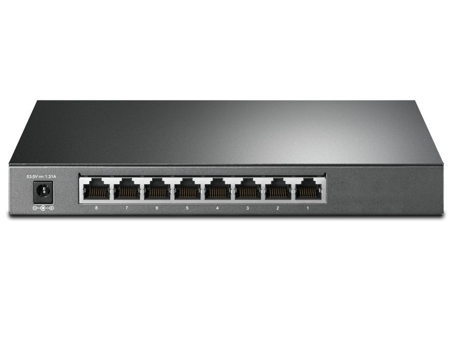 Switch Smart 8 porturi Gigabit, TP-Link TL-SG2008P, 4x PoE+ 62W si