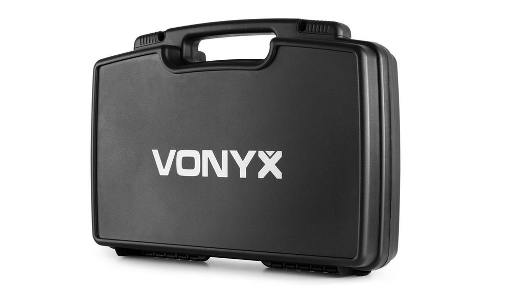 myk Microfon fara fir UHF VONYX WM82C, 2 canale, 1 microfon de mana