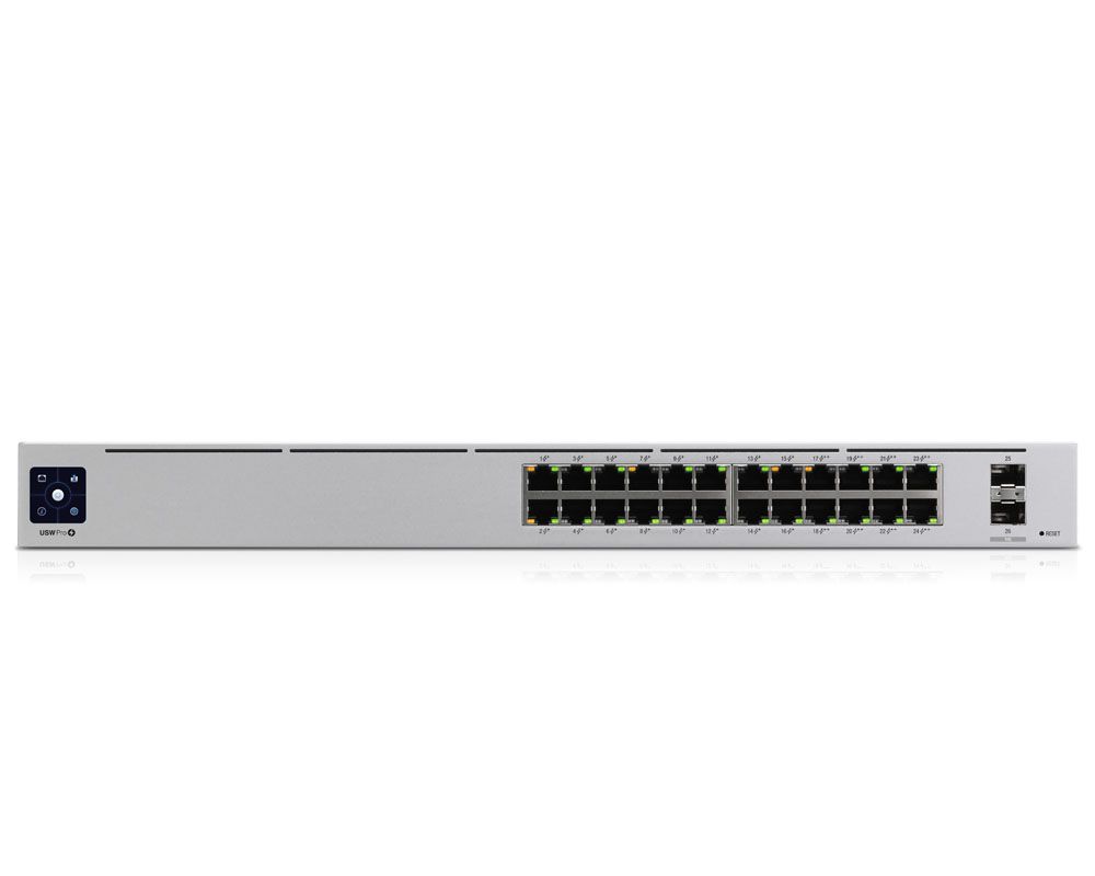 Switch 24 porturi POE UniFi PRO 24, Ubiquity, USW-PRO-24-POE - A2t.ro