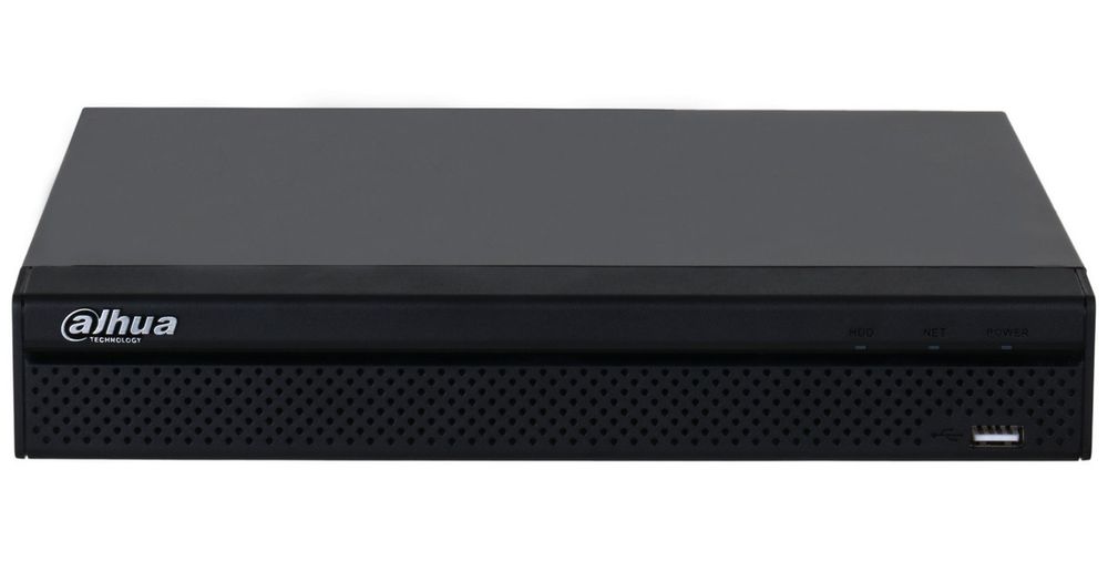 NVR 4 canale Dahua Eco Series, pana la 12MP, NVR2104HS-P-4KS3, 4x PoE, 36W, 1x port SATA