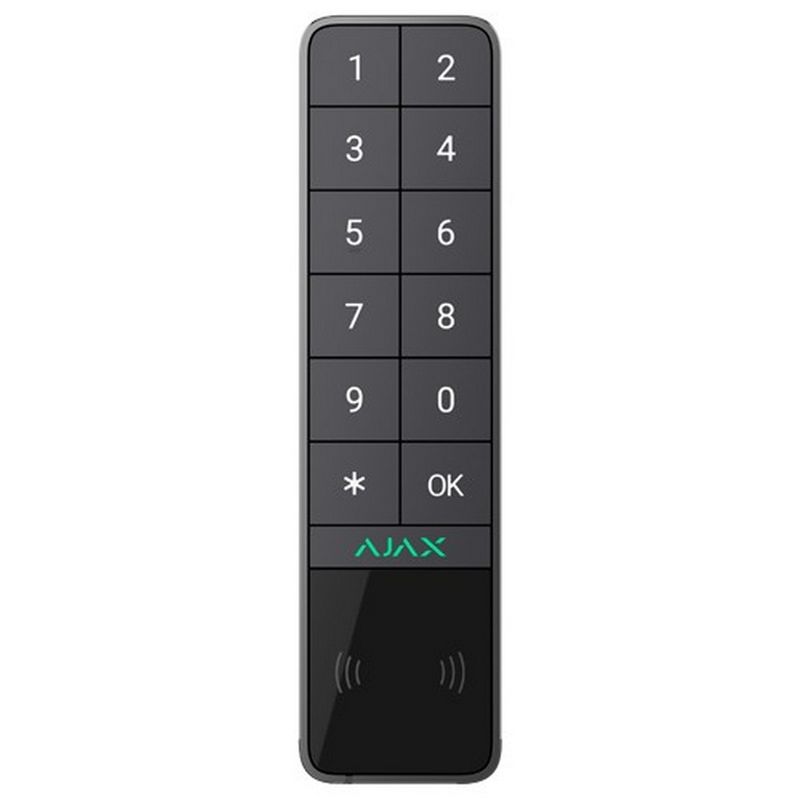 Tastatura Keypad Outdoor Jeweller Ajax, pana la 1700m, 2x baterie CR123A, IP66, IK08, KeyPadOutdoor(G)-99969