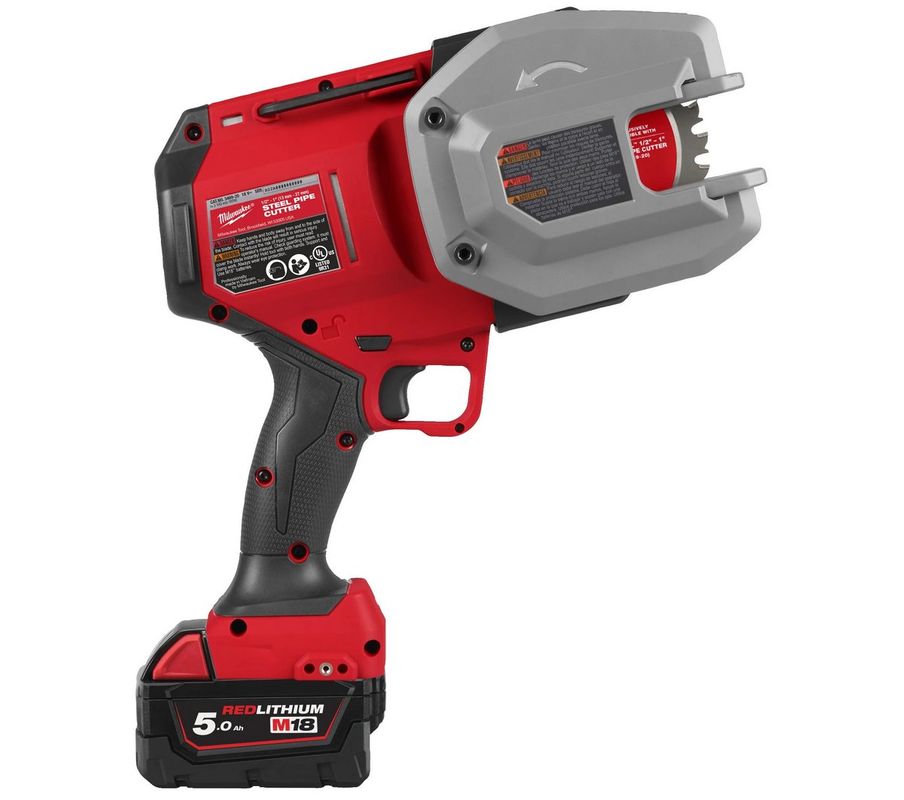 Taietor de teava de otel M18 FUEL Milwaukee, cu acumulator 5Ah