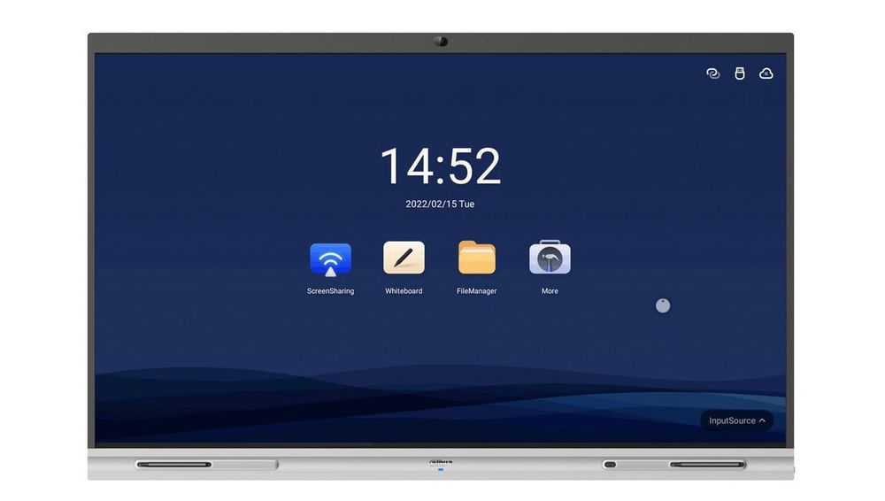 Tabla interactiva cu touch screen Dahua LCH75-MC410-B Whiteboard, 75 inci 4K, camera 5MP incorporata