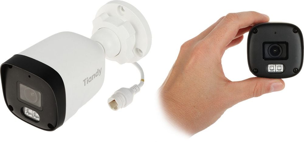 Kit IP de supraveghere Tiandy, NVR 4 canale PoE, 4 camere 2 MP