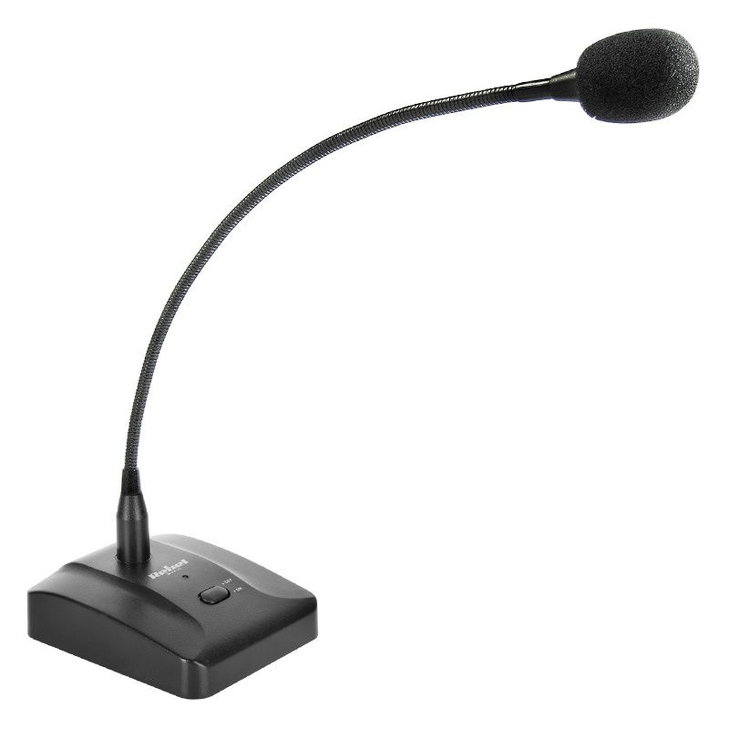 Microfon conferinta cu stativ pentru anunturi MH35A, 2000 Ohmi, 43dB, XLR, negru, Rebel MIK2042