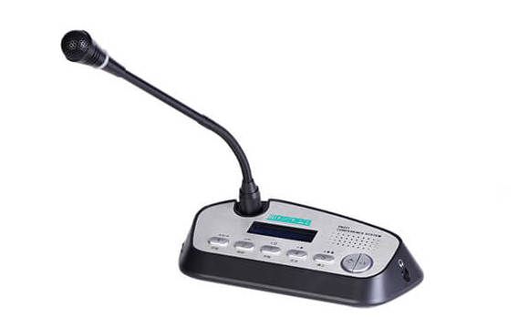 Microfon delegat de masa cu 5 butoane pentru vot DSPPA D6222, 24V, 1.5W
