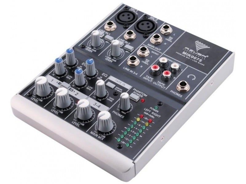 Mixer audio 4 canale Azusa MIK0075 - A2t.ro