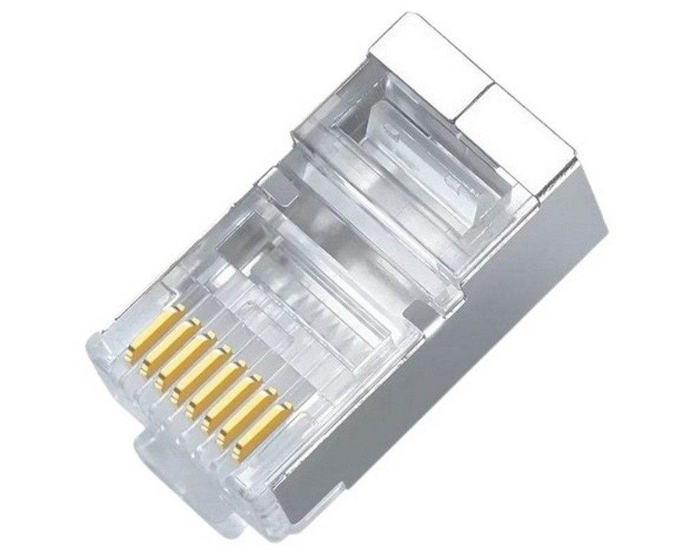 Set 100 mufe RJ45 compatibile cu cabluri FTP Cat7, EZ145RJ45Sx100