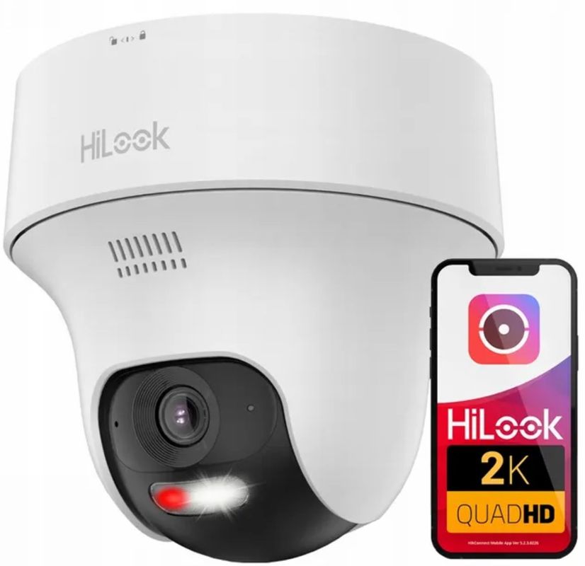Camera Wi-Fi PT 4MP HiLook IPC-F140-LIDF/W (2.8/4 mm), IPC-F140