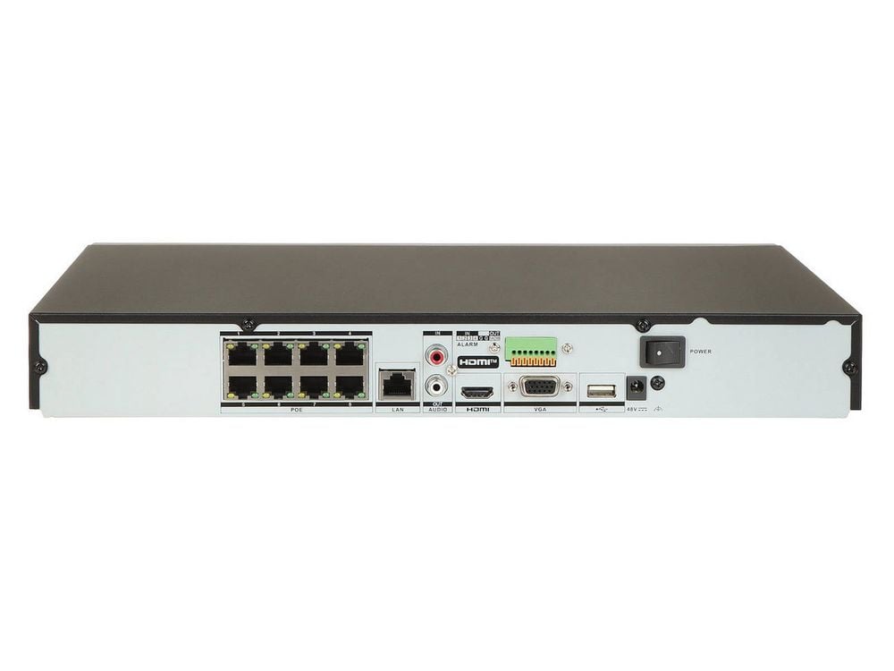 NVR 8 canale Hikvision DS-7608NXI-K2/8P(D), 12MP, AcuSense, 8x PoE